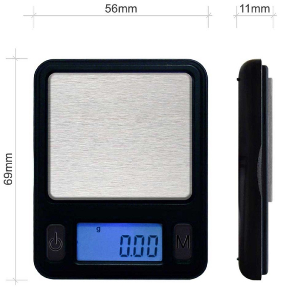 DIPSE NoNo Series 100 - Pocket scales, spice scales, gold scales - 100 x 0.01 g